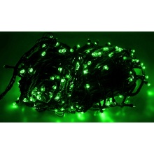  Lampki choinkowe 100 LED, zielone (EL21005)