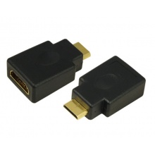 Przejście / Adapter: Gniazdo HDMI - Wtyk MINI HDMI (K6025)