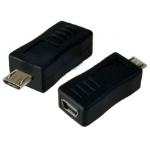 Przejście USB: WT. micro USB - GN mini USB A (K14008)